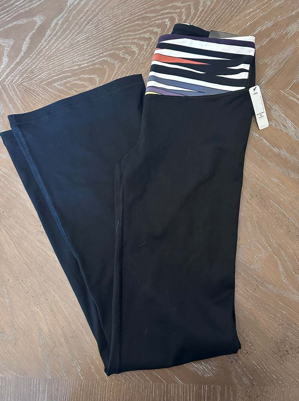 Victoria Sport Supermodel Flare Yoga Pants Black XS Short NWT